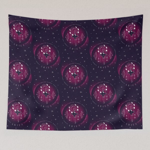 Item preview, Aries Zodiac sign  designed and sold by ThePurplePrints.