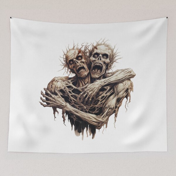 Item preview, Horror - Two Zombies designed and sold by ZenEvoke.