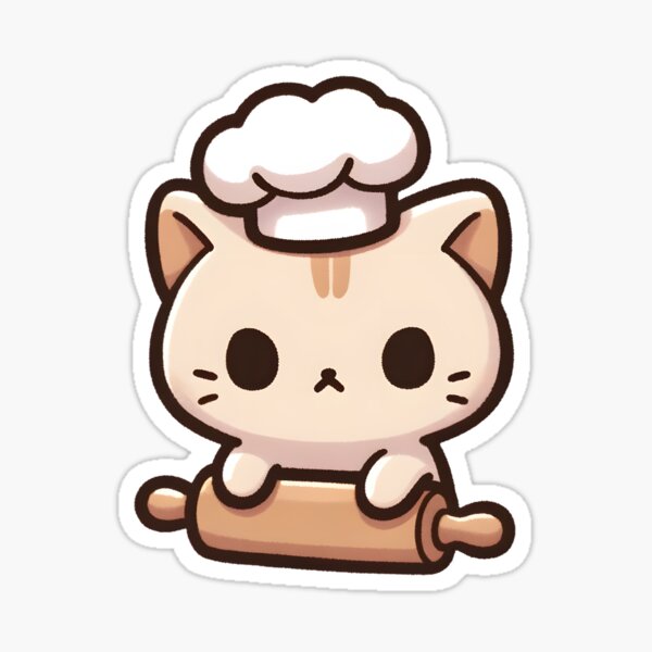 Item preview, Kitty Baker Ready to Knead Dough designed and sold by UmbrellaStudio1.