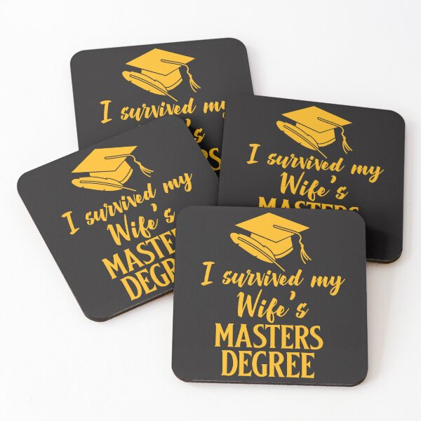 Item preview, I survived my Wife's Masters Degree designed and sold by 87-Aesthetics.