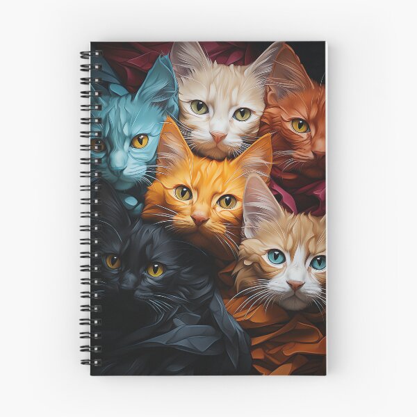Item preview, Cute Kawaii Adorable Cats - Surreal Vivid Colored Sweet Cats 14 designed and sold by MadeByRobots.