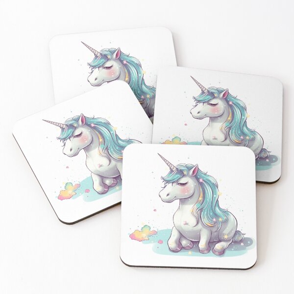Item preview, lying unicorn designed and sold by Ute Rüger.