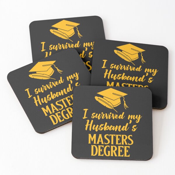 Item preview, I survived my Husband's Masters Degree designed and sold by 87-Aesthetics.