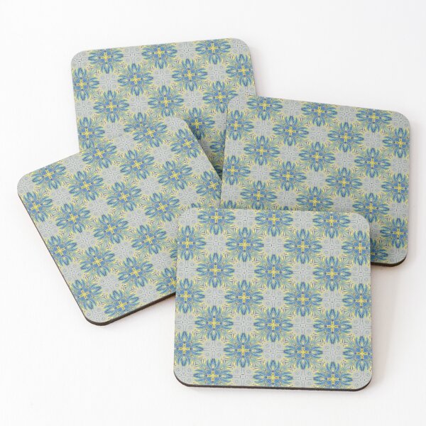 Item preview, Blue and gold lotus designed and sold by ritusdesigns.