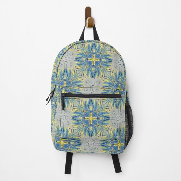 Item preview, Blue and gold lotus designed and sold by ritusdesigns.