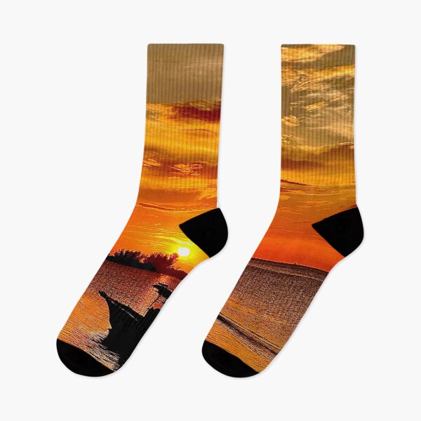 Item preview, Sunset boat designed and sold by MatrixTattoo.