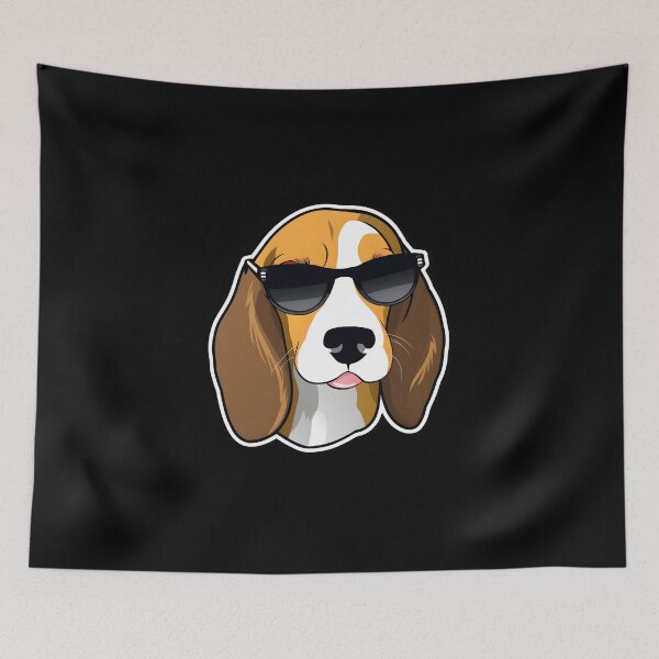 Item preview, Silly Glasses Foxhound designed and sold by CUTEDOGGIEZ.