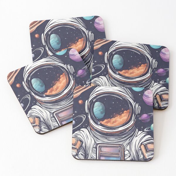 Item preview, Futurstic Astronaut Space Scene designed and sold by SayItWithYours.