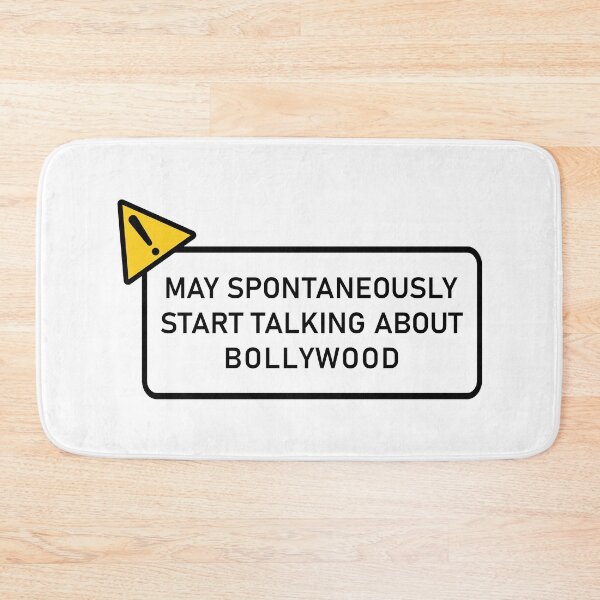Artikelvorschau, may spontaneously start talking about bollywood entworfen und verkauft von the-best-quotes.
