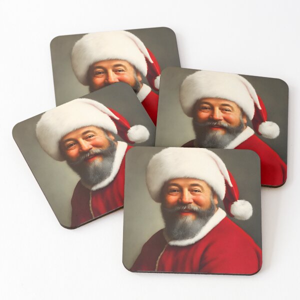 Item preview, Santa Claus Portrait 05 - Heart-warming Santa: A Joyous Embrace of Goodwill. designed and sold by Artekinium.