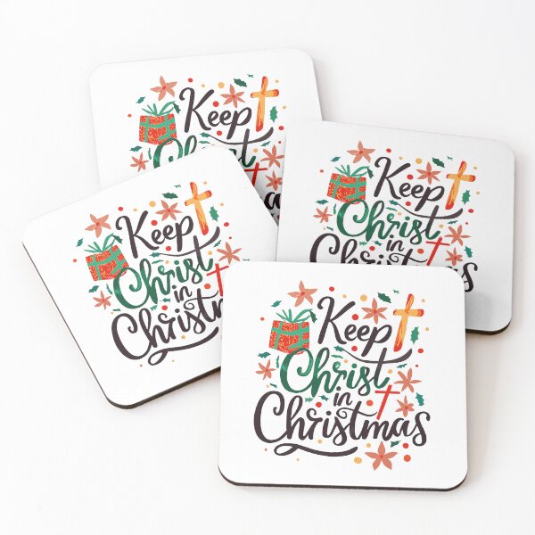 Item preview, Keeping Christ In Christmas With Crosses And Gifts designed and sold by thespecialtyhub.