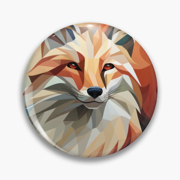 Artikelvorschau, Schöner Fuchs | orange und blau | AI-Druck entworfen und verkauft von PICbyFemke.