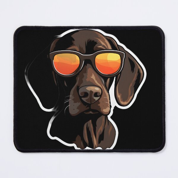 Item preview, German Shorthaired Pointer in Cool Sunglasses designed and sold by CUTEDOGGIEZ.