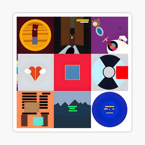 Item preview, Kanye Album Covers - Minimalist designed and sold by Music Artisan.