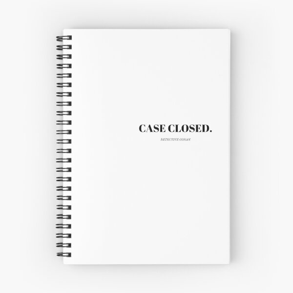 Item preview, CASE CLOSED SAMPLE WRITING DETECTIVE CONAN MINIMALIST designed and sold by AliceOfficial.