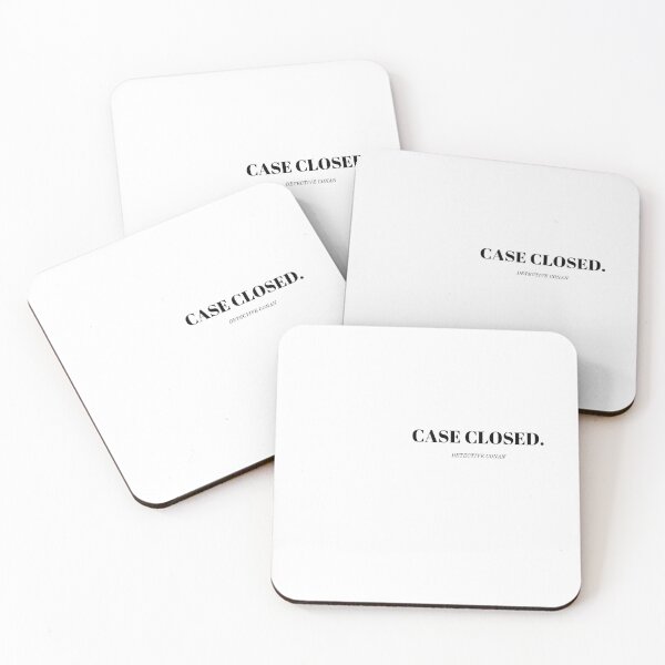 Item preview, CASE CLOSED SAMPLE WRITING DETECTIVE CONAN MINIMALIST designed and sold by AliceOfficial.