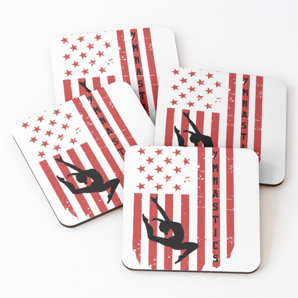 Item preview, Retro Gymnastics Flag designed and sold by MtValleyDesign.