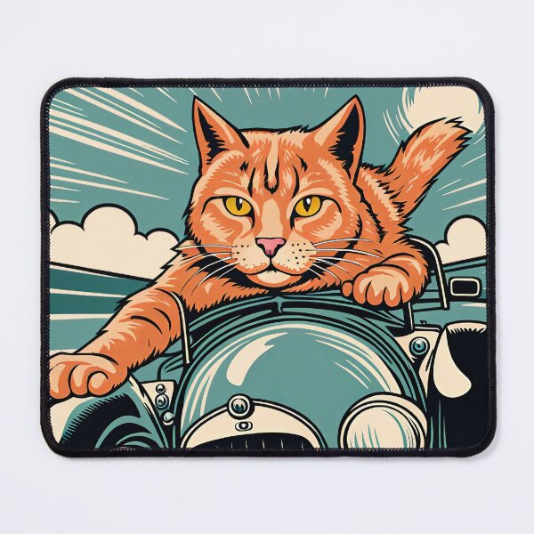 Item preview, Funky Outdoor Cat designed and sold by GooGooPop.