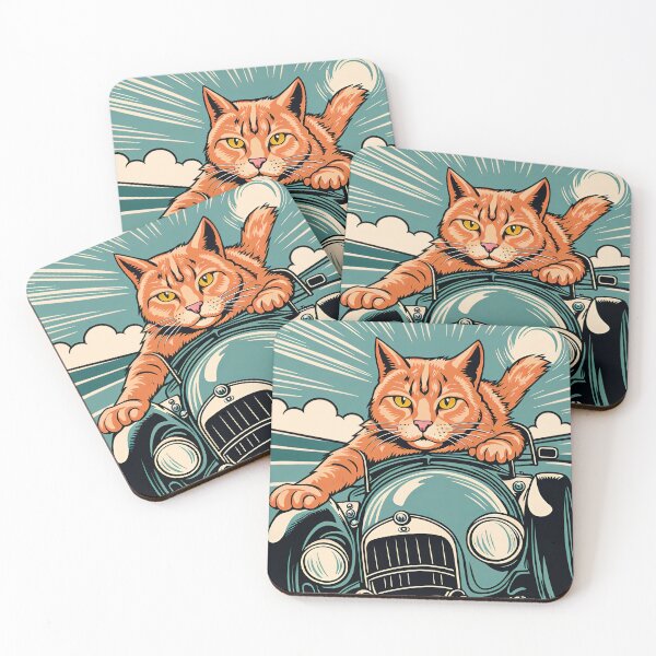 Item preview, Funky Outdoor Cat designed and sold by GooGooPop.
