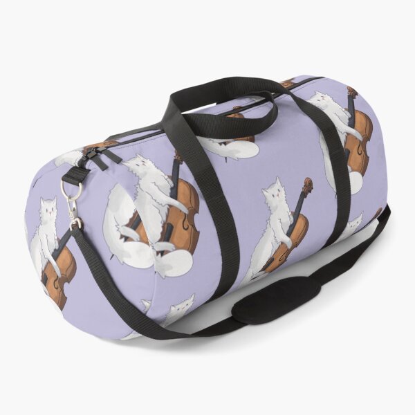 Item preview, White Cat playing Cello designed and sold by FelineEmporium.