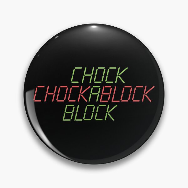 Item preview, Chockablock retro children's TV programme logo 1980s 80s designed and sold by On The Cobbles.