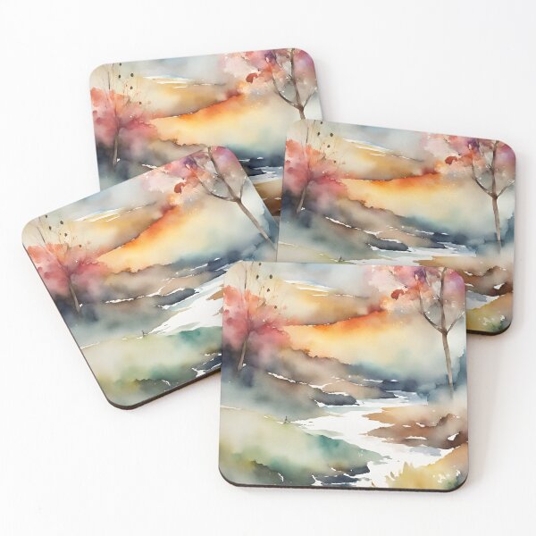 Item preview, Watercolor Landscapes: A Delicate Symphony of Colors designed and sold by Raffaellek.