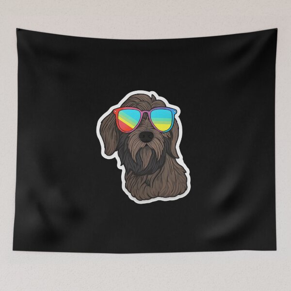 Item preview, Silly Glasses German Wirehaired Pointer designed and sold by CUTEDOGGIEZ.