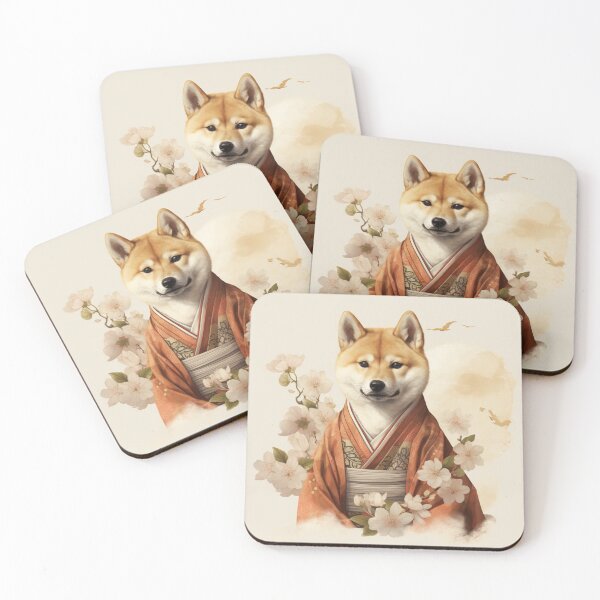 Aperçu de l'œuvre Shiba Inu japonais Ukiyoe créée et vendue par INSPIREforJ.