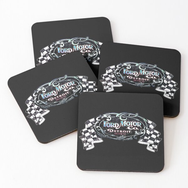 Item preview, Destressed Ford logo with Racing Flags designed and sold by AGED Limited.