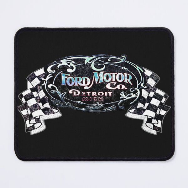 Item preview, Destressed Ford logo with Racing Flags designed and sold by AGED Limited.