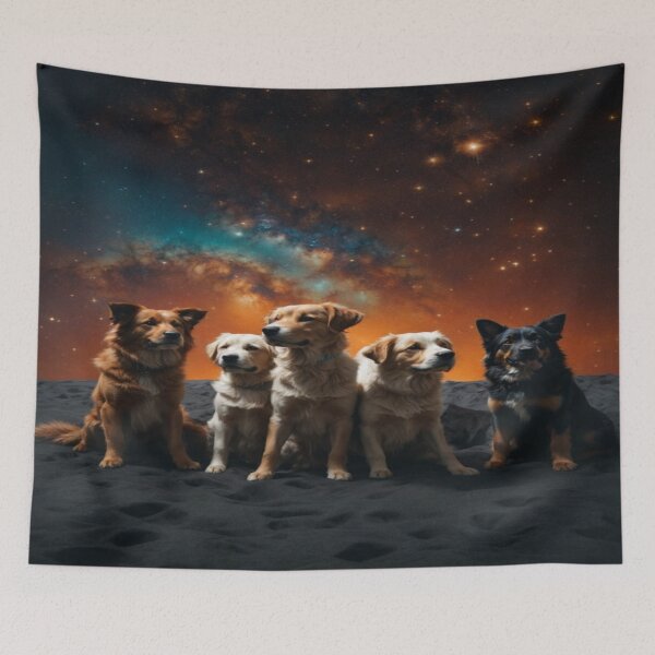 Item preview, Cosmic Canine Constellation designed and sold by Enchanting Art Vista.