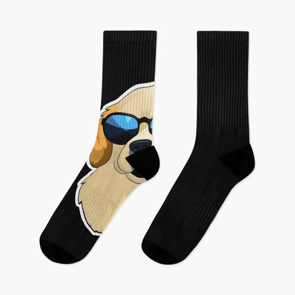Item preview, Silly Glasses Golden Retriever designed and sold by CUTEDOGGIEZ.