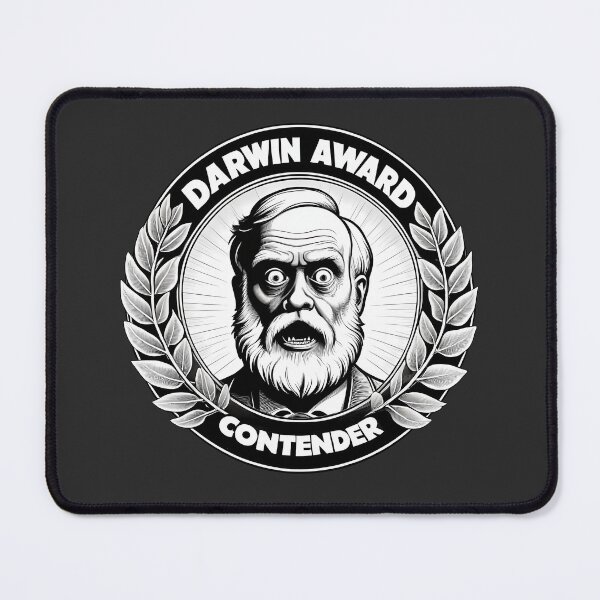 Item preview, Darwin Award Contender plaque designed and sold by lumbarjack.