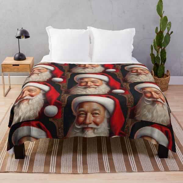 Item preview, Santa Claus Portrait 09 - Jolly Happiness: Santa's Portrait of Festive Love designed and sold by Artekinium.