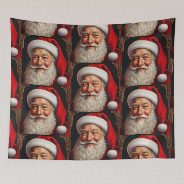 Item preview, Santa Claus Portrait 09 - Jolly Happiness: Santa's Portrait of Festive Love designed and sold by Artekinium.
