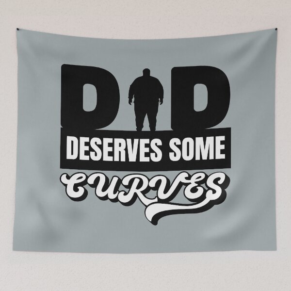 Item preview, Cool Vintage Funny Dadbod Dad Deserves Some Curves designed and sold by Daqomm.