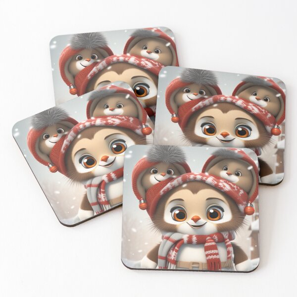 Item preview, cute caricatures of two friends a baby penguin designed and sold by aminz4.