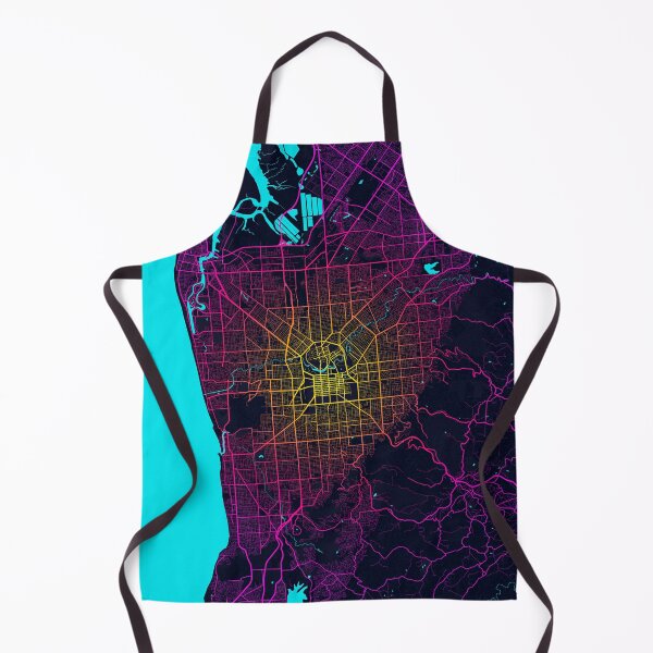Item preview, Adelaide City Map of Australia - Neon designed and sold by deMAP.