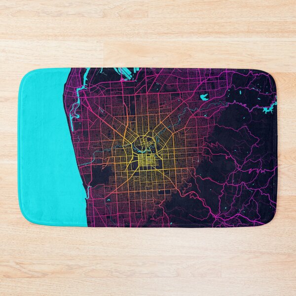 Item preview, Adelaide City Map of Australia - Neon designed and sold by deMAP.