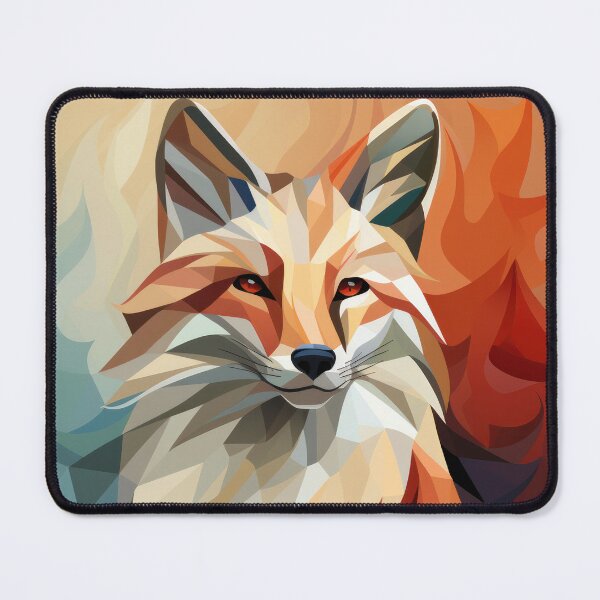 Item preview, Beautiful fox | orange and blue | ai print designed and sold by PICbyFemke.