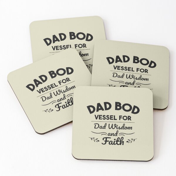 Item preview, Dad Bod Vessel For Dad Wisdom And Faith designed and sold by Daqomm.