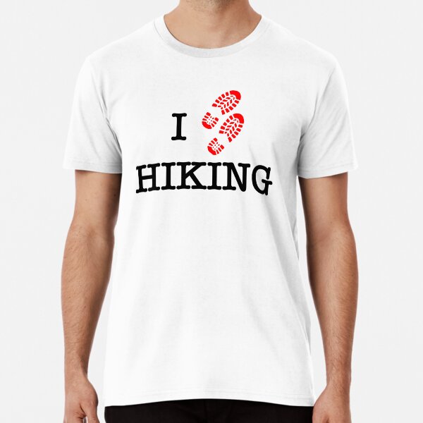 Item preview, I love hiking designed and sold by FeelTheLine.