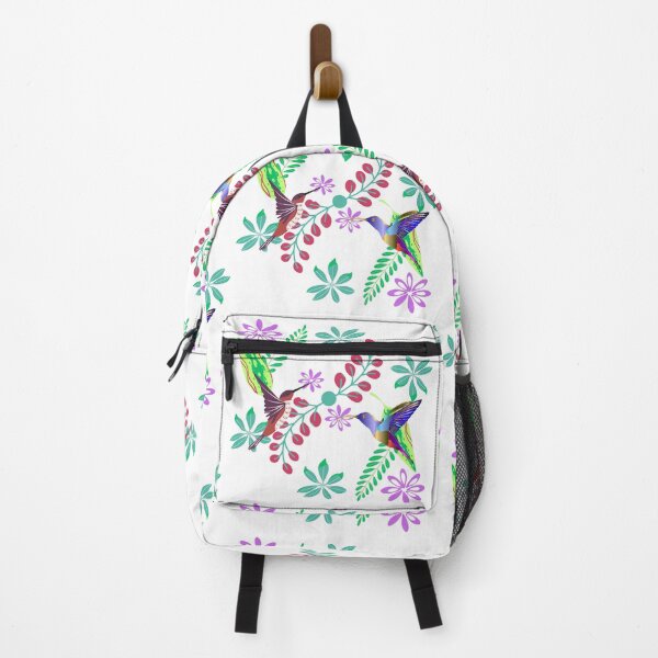 Item preview, Hummingbird floral art Pattern designed and sold by Swingfroglet.