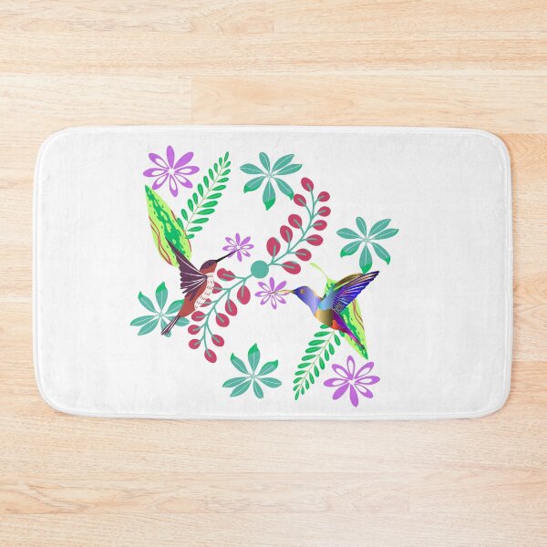Item preview, Hummingbird floral art Pattern designed and sold by Swingfroglet.