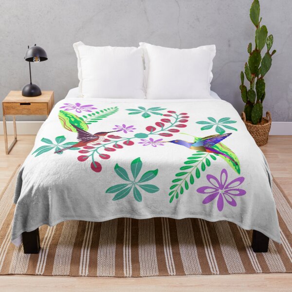 Item preview, Hummingbird floral art Pattern designed and sold by Swingfroglet.