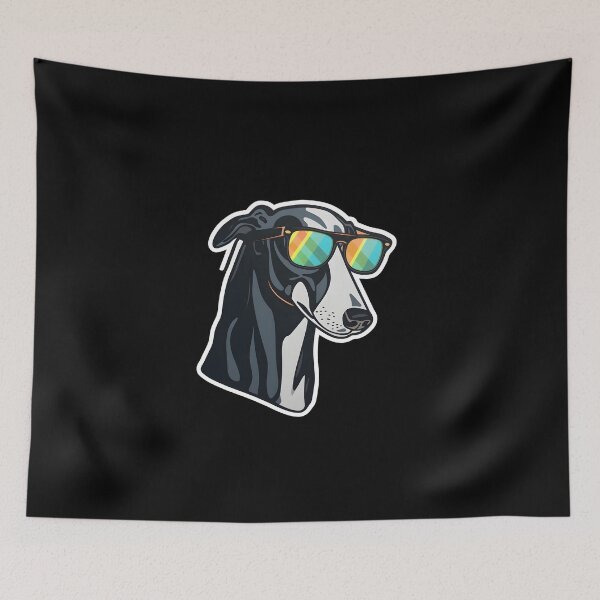 Artikelvorschau, Greyhound Mit Cooler Sonnenbrille entworfen und verkauft von CUTEDOGGIEZ.