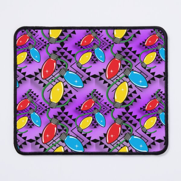 Item preview, Purple Christmas Lights Native Print designed and sold by JMWCD.