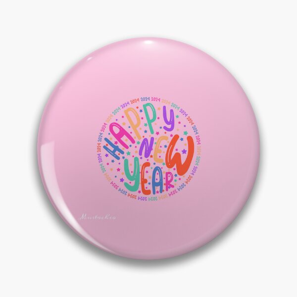 Item preview, Happy New Year 2024 designed and sold by Mustachio-Draws.