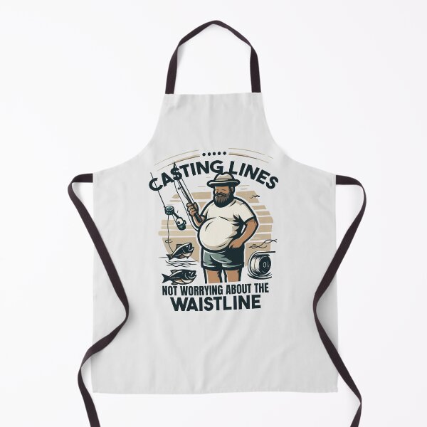 Item preview, Dadbod Casting Lines Not worrying About The Waistline designed and sold by Daqomm.