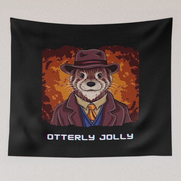 Item preview, Emmet's Jug-Band Wonderland: Otterly Adorable Merchandise! designed and sold by LunaLoop.